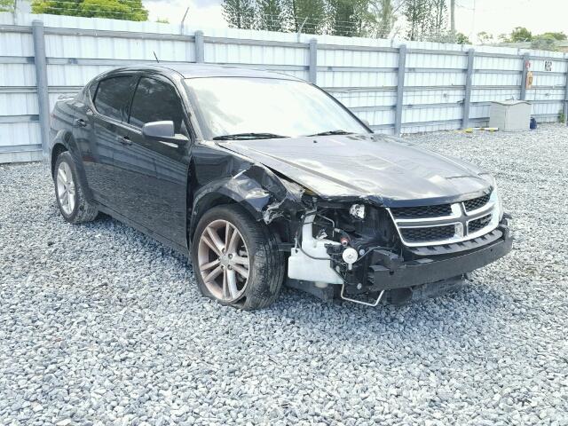 1C3CDZAG6DN504793 - 2013 DODGE AVENGER SE BLACK photo 1