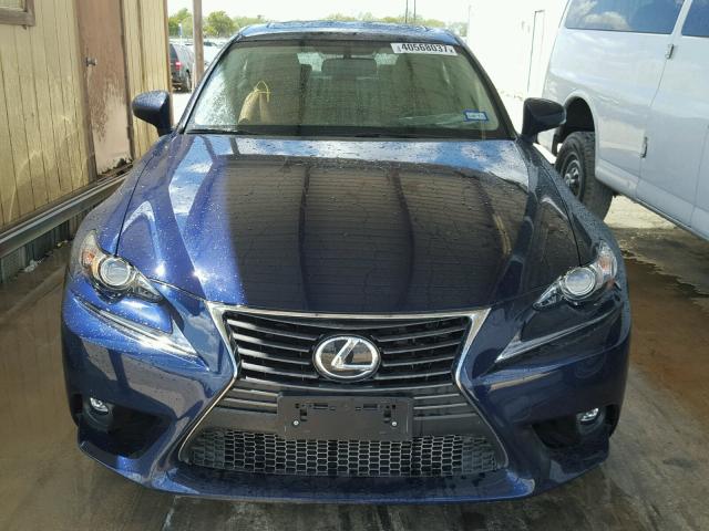 JTHBF1D23F5050202 - 2015 LEXUS IS BLUE photo 9