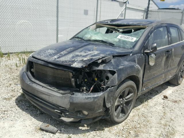 1B3CB3HA3AD565568 - 2010 DODGE CALIBER MA BLACK photo 2