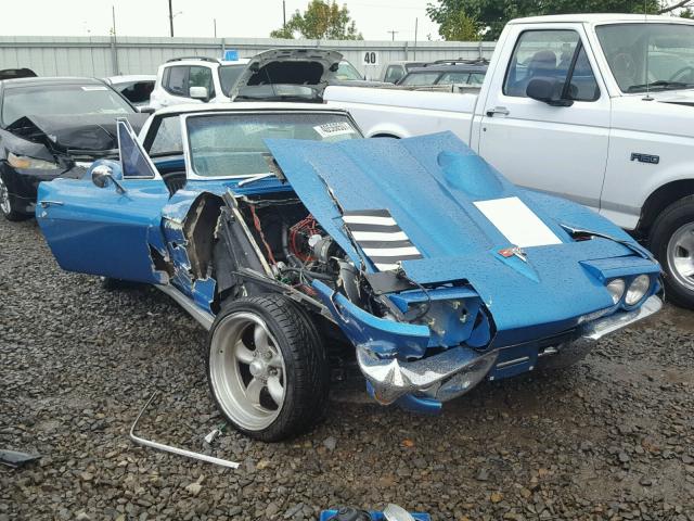 30867S1208509 - 1963 CHEVROLET CORVETTE BLUE photo 1