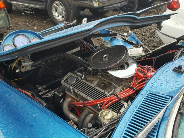 30867S1208509 - 1963 CHEVROLET CORVETTE BLUE photo 7