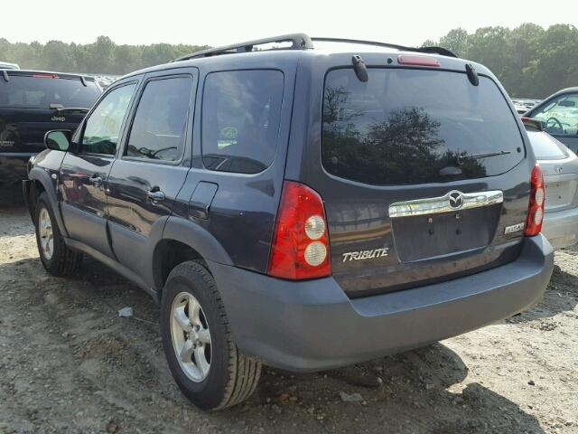 4F2YZ02Z06KM05678 - 2006 MAZDA TRIBUTE PURPLE photo 3