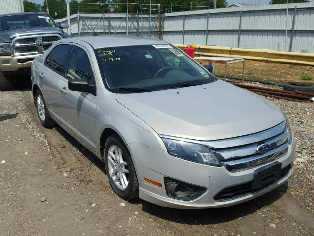 3FAHP0GA1AR377070 - 2010 FORD FUSION S SILVER photo 1