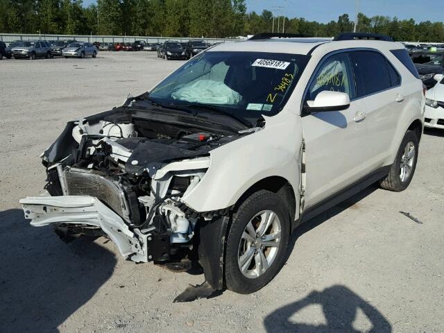 1GNALBEKXFZ124662 - 2015 CHEVROLET EQUINOX WHITE photo 2