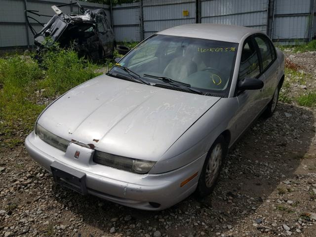 1G8ZK5271XZ373346 - 1999 SATURN SL2 SILVER photo 2