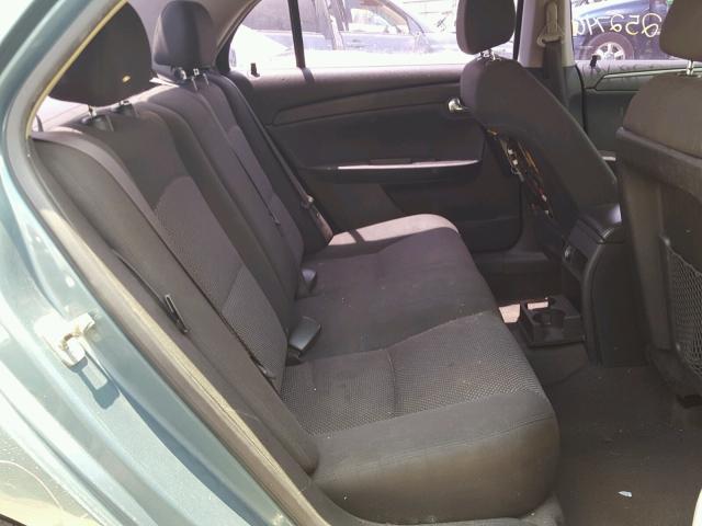 1G1ZH57B29F148125 - 2009 CHEVROLET MALIBU 1LT GREEN photo 6