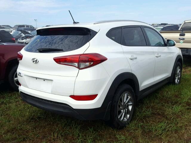 KM8J33A48GU167056 - 2016 HYUNDAI TUCSON WHITE photo 4