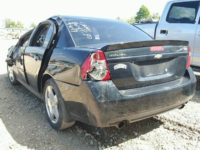 1G1ZW53136F177616 - 2006 CHEVROLET MALIBU SS BLACK photo 3