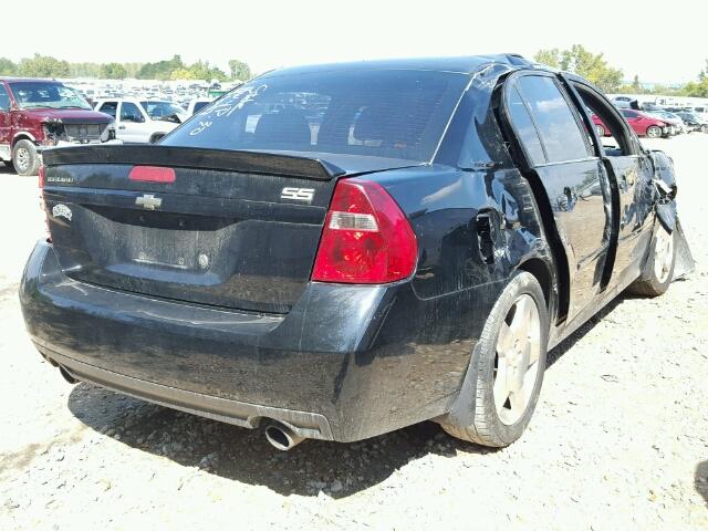 1G1ZW53136F177616 - 2006 CHEVROLET MALIBU SS BLACK photo 4