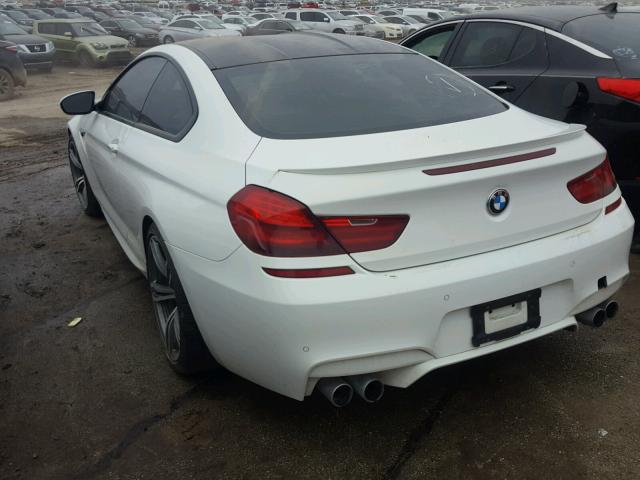 WBSLX9C5XED160044 - 2014 BMW M6 WHITE photo 3