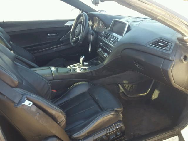 WBSLX9C5XED160044 - 2014 BMW M6 WHITE photo 5