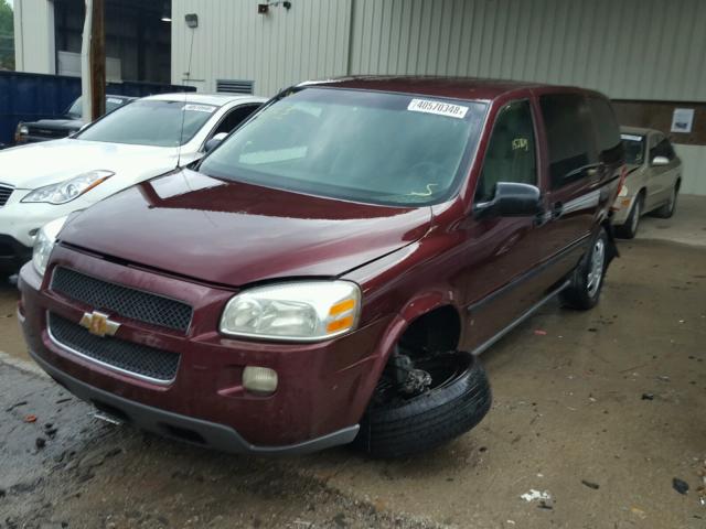 1GNDV23W07D199592 - 2007 CHEVROLET UPLANDER L 勃艮第红 照片 2