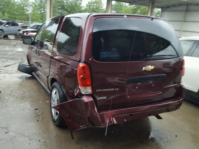 1GNDV23W07D199592 - 2007 CHEVROLET UPLANDER L 勃艮第红 照片 3