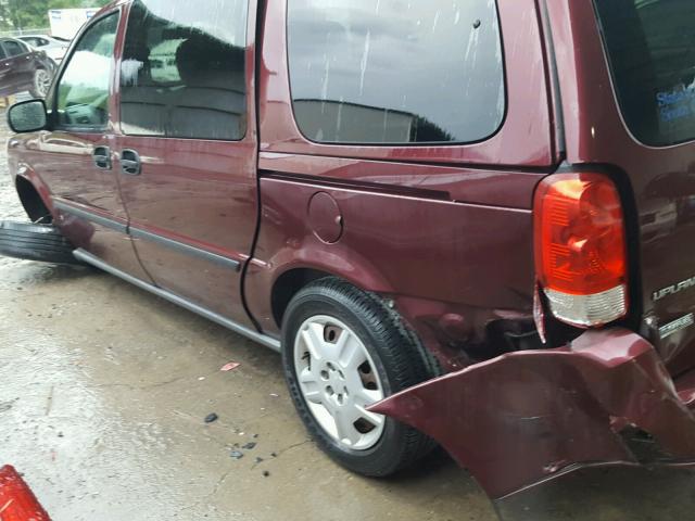 1GNDV23W07D199592 - 2007 CHEVROLET UPLANDER L 勃艮第红 照片 9
