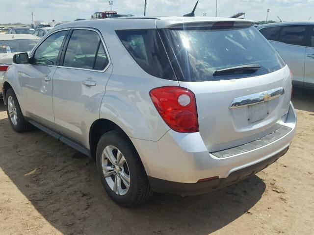 1GNALBEK3DZ115282 - 2013 CHEVROLET EQUINOX SILVER photo 3