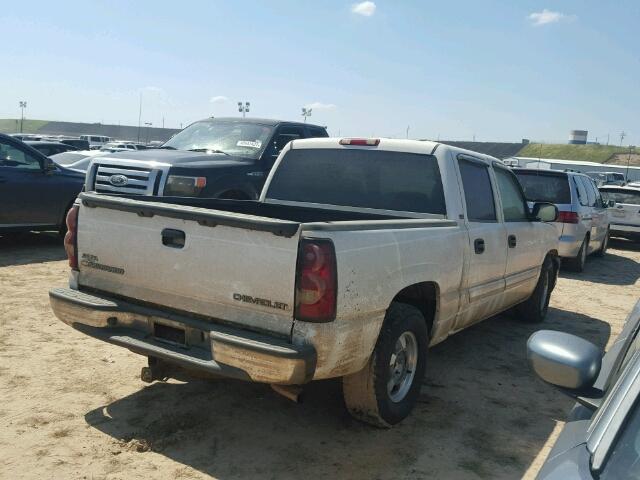 2GCEC13T341391311 - 2004 CHEVROLET SILVERADO WHITE photo 4