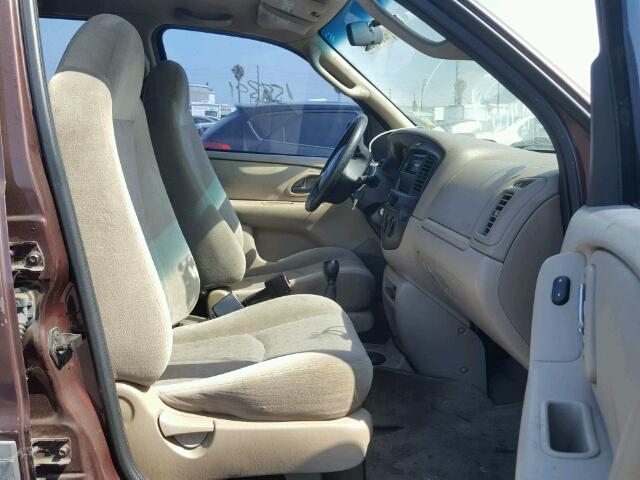 4F2UU07B21KM21480 - 2001 MAZDA TRIBUTE DX 勃艮第红 照片 5