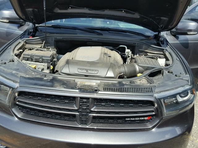 1C4SDHCT2EC348955 - 2014 DODGE DURANGO R/ GRAY photo 7