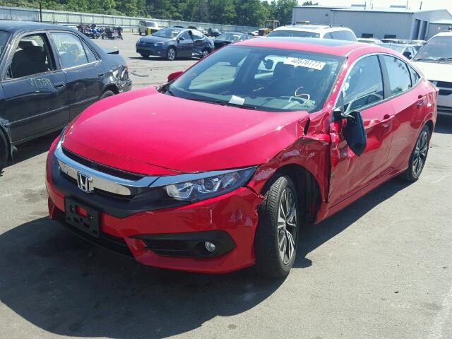 2HGFC1F70GH655505 - 2016 HONDA CIVIC EXL RED photo 2