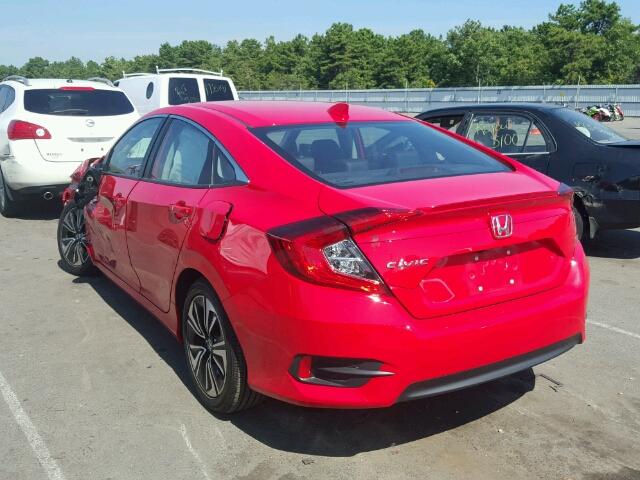 2HGFC1F70GH655505 - 2016 HONDA CIVIC EXL RED photo 3