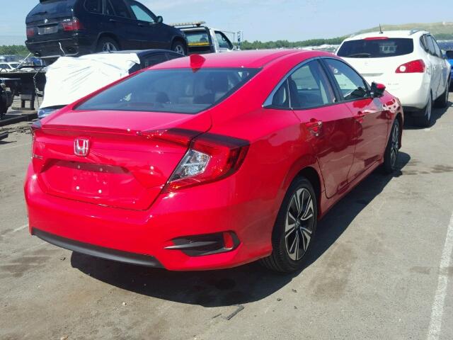 2HGFC1F70GH655505 - 2016 HONDA CIVIC EXL RED photo 4