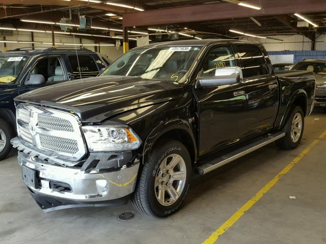 1C6RR7PT4FS760409 - 2015 RAM 1500 LONGH BLACK photo 2