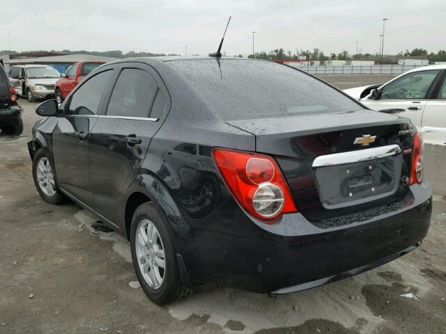 1G1JC5SB3E4191932 - 2014 CHEVROLET SONIC LT BLACK photo 3