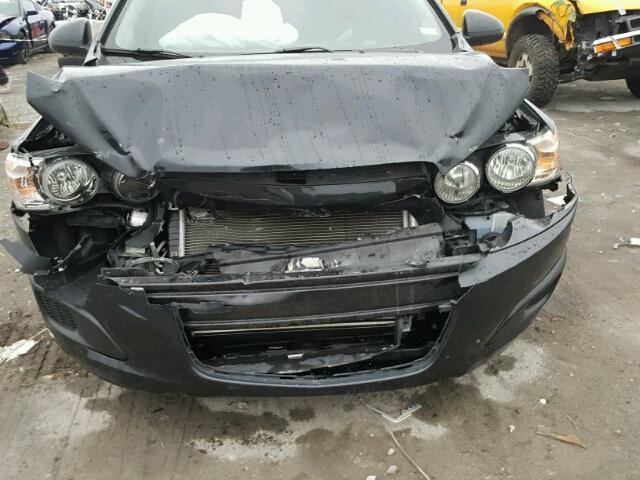 1G1JC5SB3E4191932 - 2014 CHEVROLET SONIC LT BLACK photo 9