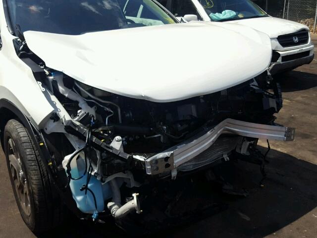 2HKRW2H84JH643242 - 2018 HONDA CR-V EXL WHITE photo 9