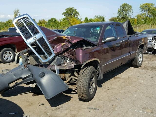 1D7HW22K15S257116 - 2005 DODGE DAKOTA ST MAROON photo 2