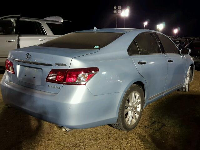 JTHBK1EG0B2444600 - 2011 LEXUS ES 350 BLUE photo 4