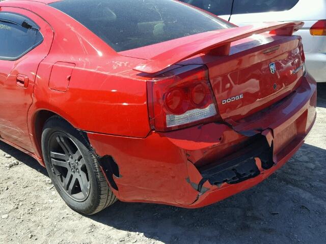 2B3CA3CV0AH134508 - 2010 DODGE CHARGER SX RED photo 9