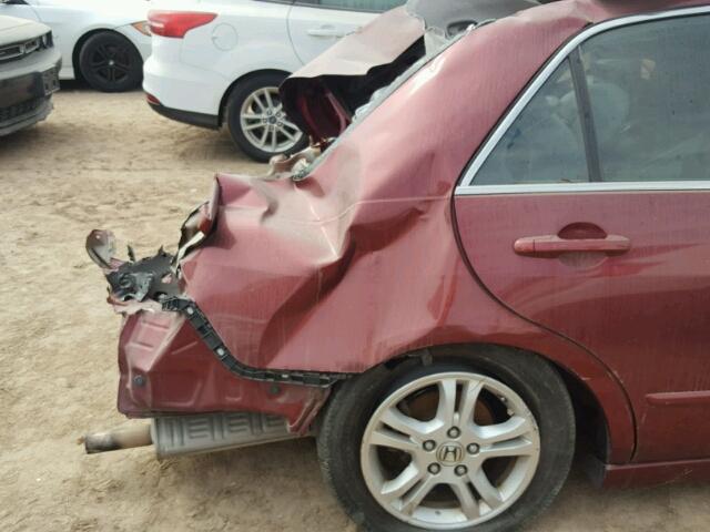 1HGCM56316A122905 - 2006 HONDA ACCORD SE RED photo 10