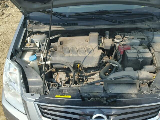 3N1AB6AP5CL683269 - 2012 NISSAN SENTRA 2.0 SILVER photo 7