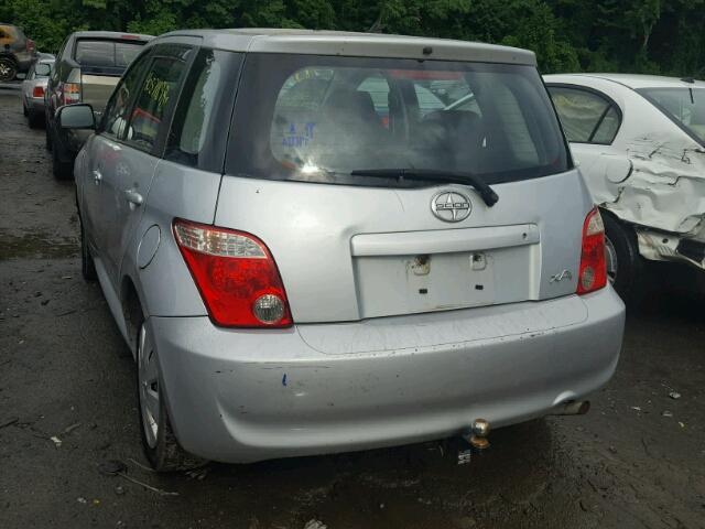 JTKKT624860152595 - 2006 TOYOTA SCION XA SILVER photo 3