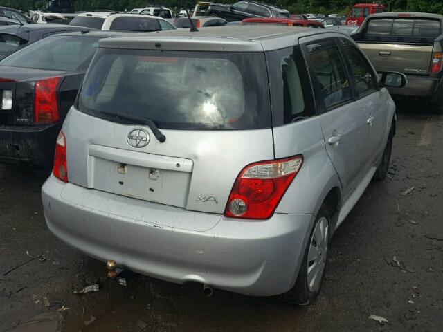 JTKKT624860152595 - 2006 TOYOTA SCION XA SILVER photo 4
