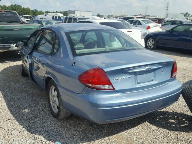 1FAFP53U15A192988 - 2005 FORD TAURUS SE BLUE photo 3