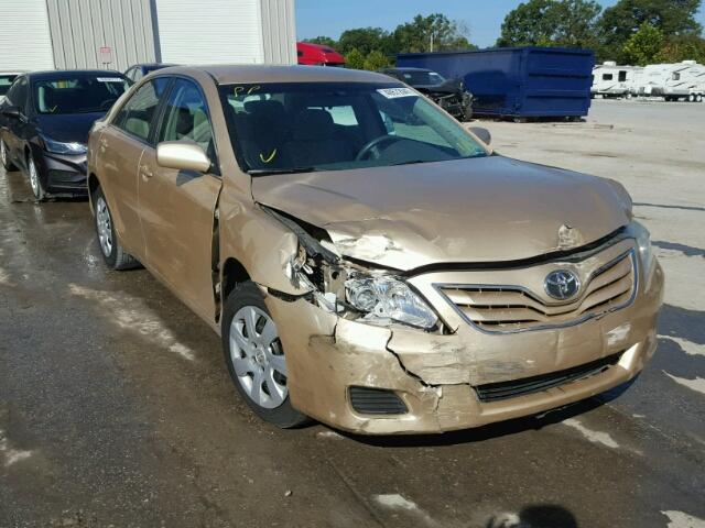 4T4BF3EK5AR076876 - 2010 TOYOTA CAMRY BASE GOLD photo 1