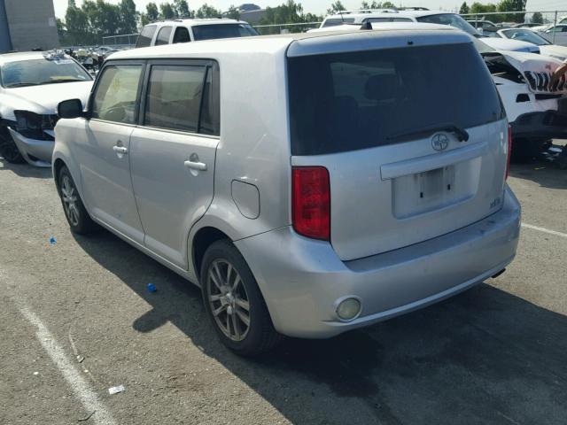 JTLKE50E981031292 - 2007 SCION XB SILVER photo 3