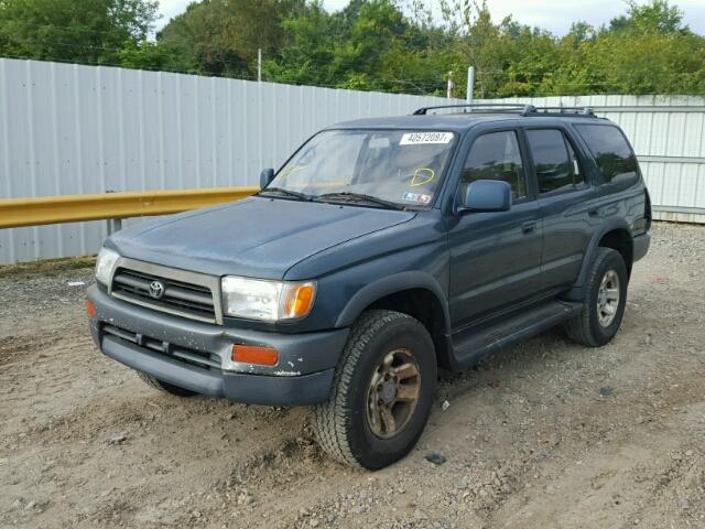 JT3HN86R1V0089758 - 1997 TOYOTA 4RUNNER GREEN photo 2