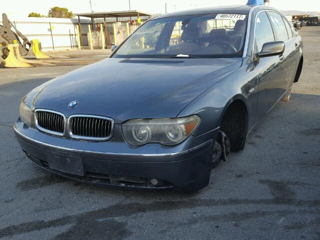 WBAGN63473DS45003 - 2003 BMW 745 GRAY photo 2