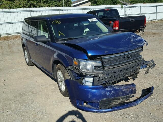 2FMGK5B84FBA01731 - 2015 FORD FLEX SE BLUE photo 1