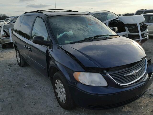 2C4GP44R94R520946 - 2004 CHRYSLER TOWN & COU BLUE photo 1