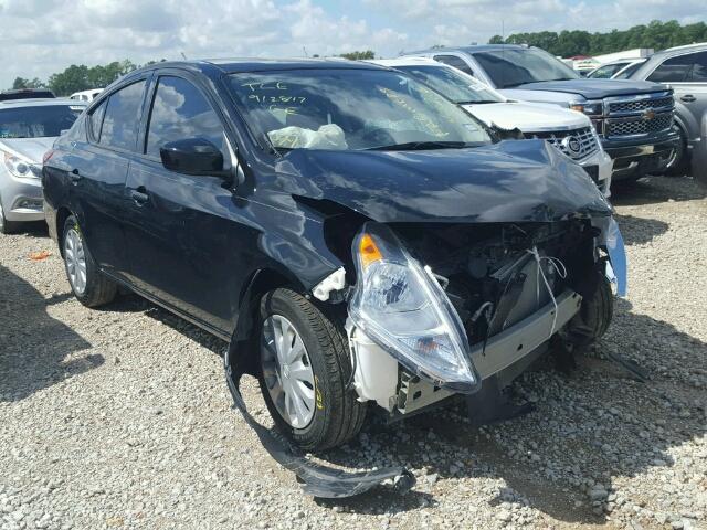 3N1CN7AP9GL822783 - 2016 NISSAN VERSA S BLACK photo 1