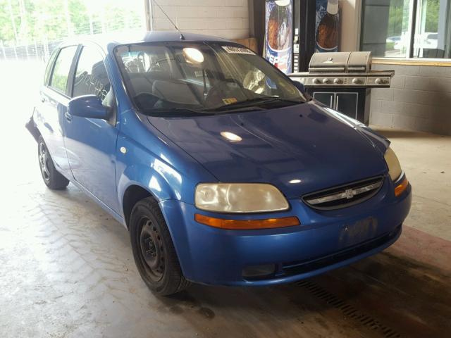 KL1TD66696B546557 - 2006 CHEVROLET AVEO BASE Көк фото 1