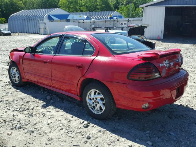 1G2NF52E24C252223 - 2004 PONTIAC GRAND AM S წითელი ფოტო 3