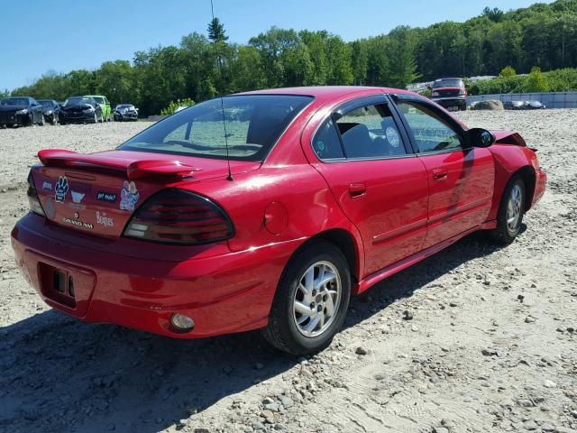 1G2NF52E24C252223 - 2004 PONTIAC GRAND AM S წითელი ფოტო 4