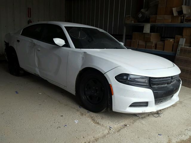 2C3CDXAT4FH778703 - 2015 DODGE CHARGER PO WHITE photo 1