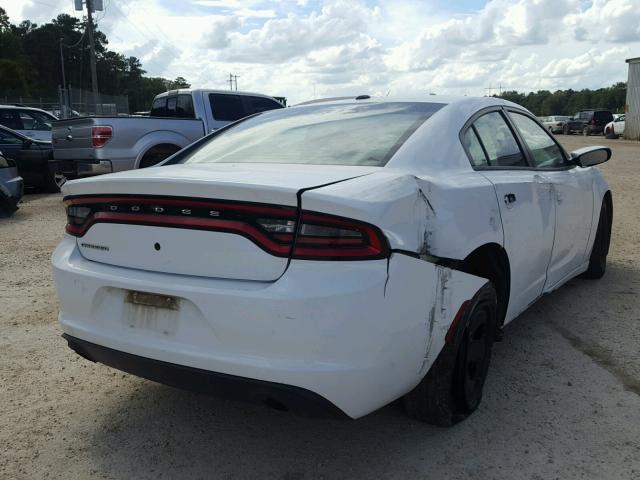 2C3CDXAT4FH778703 - 2015 DODGE CHARGER PO WHITE photo 4