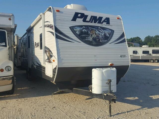 4X4TPUH22EP047304 - 2014 PUMA RV WHITE photo 1